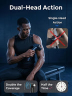 Dual-Head Handheld Percussion Muscle Massager