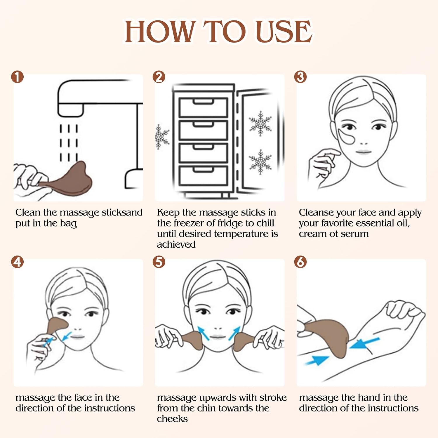 2-in-1 Stainless Steel Cooling Facial Ice Globes for Skin Tightening - 11