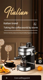Semi-Automatic Espresso and Cappuccino Coffee Maker