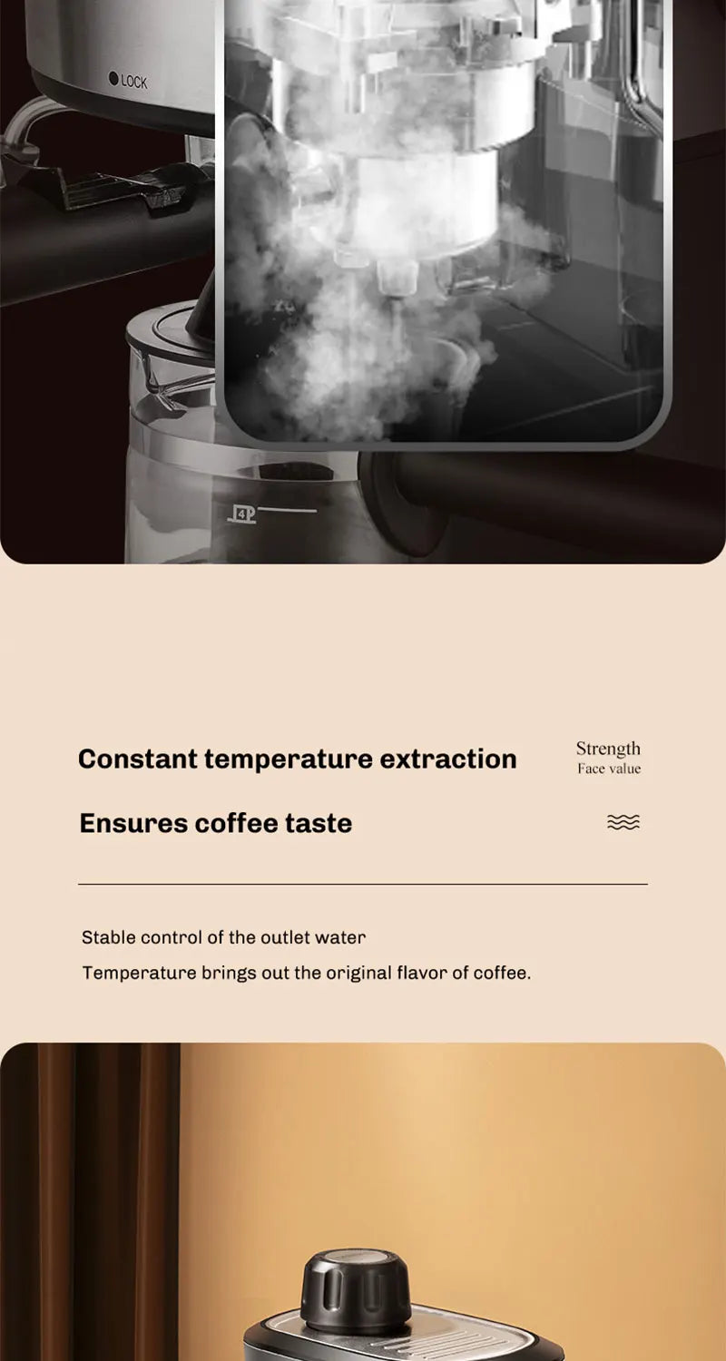 Semi-Automatic Espresso and Cappuccino Coffee Maker