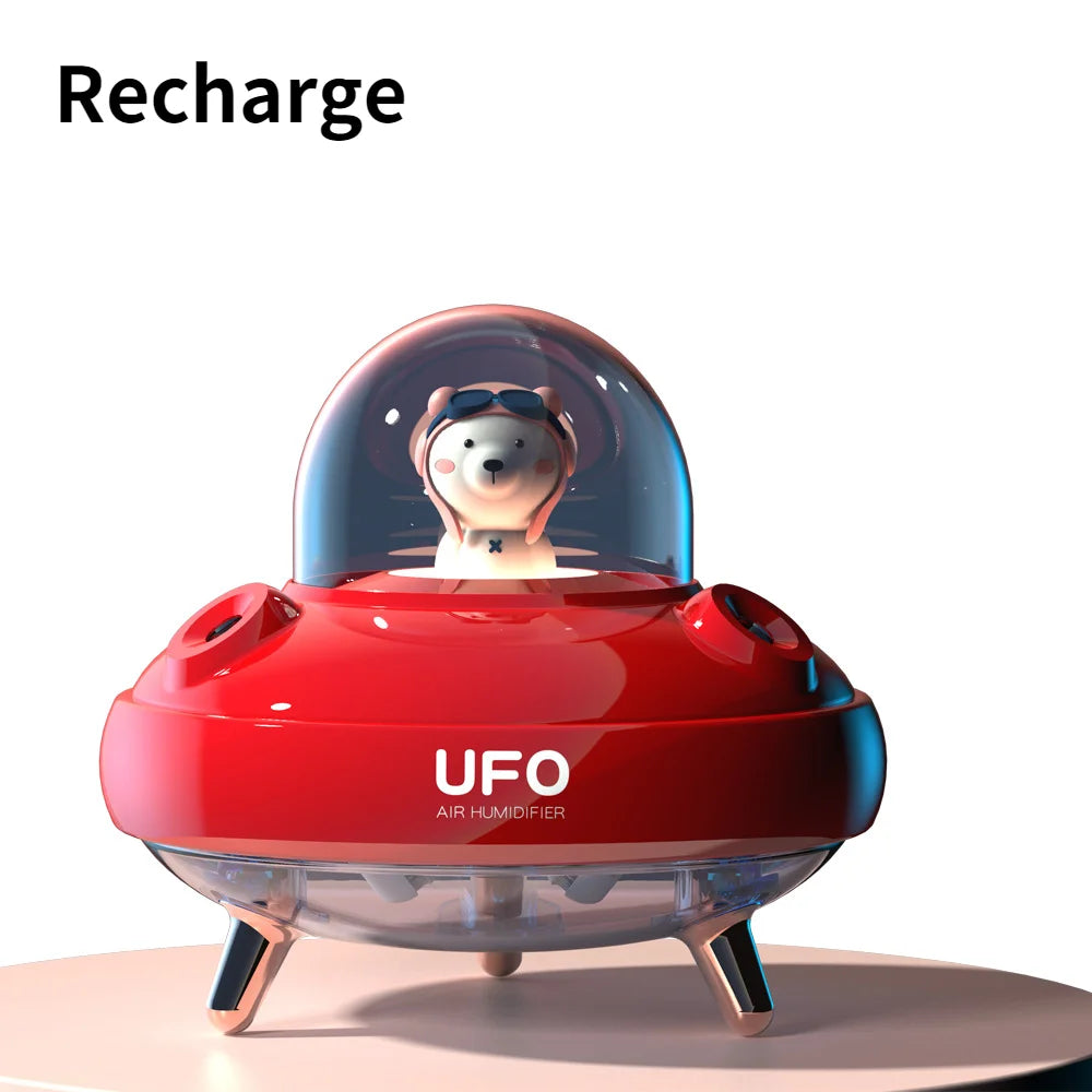 Portable UFO Desktop Humidifier with Night Light - 18