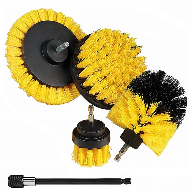 Electric Drill Power Scrubber Brush Kit for Deep Cleaning