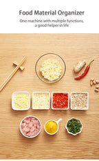 Manual Hand-Pull Vegetable Chopper and Garlic Grinder