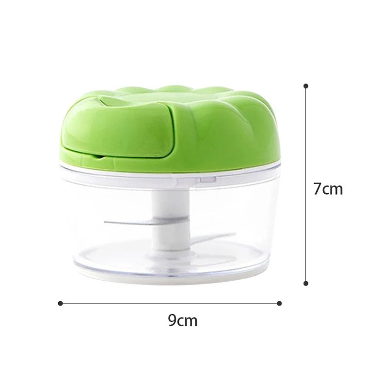 Manual Hand-Pull Vegetable Chopper and Garlic Grinder