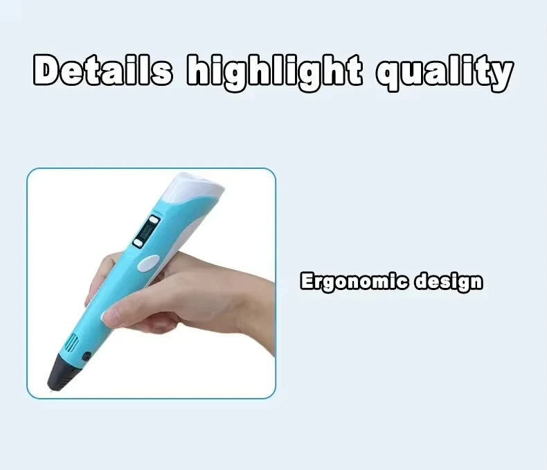 3D Printing Pen for Kids DIY Creative Drawing - 11