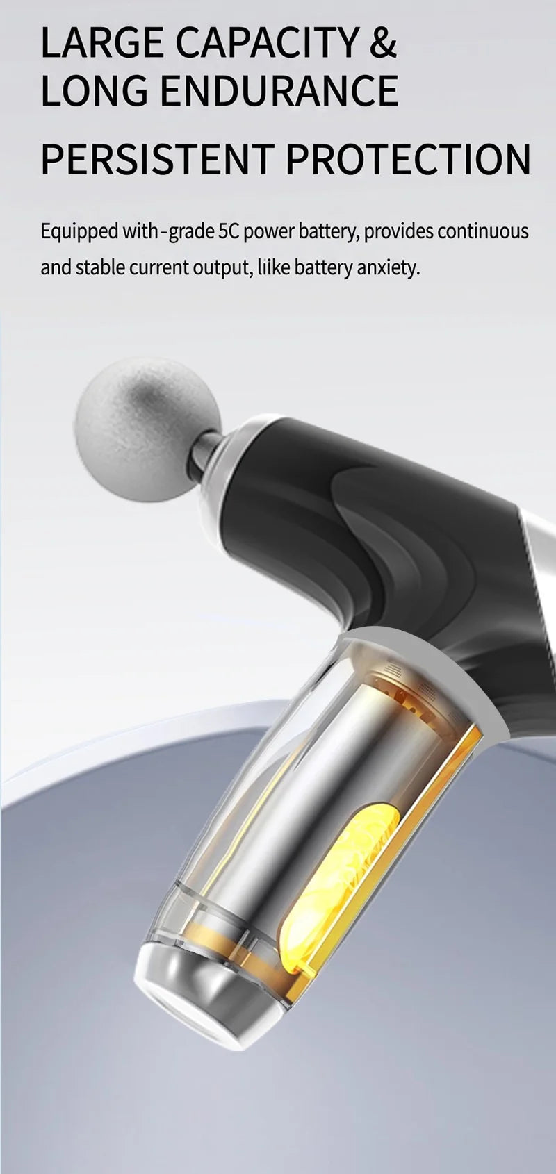 Portable Deep Tissue Percussion Muscle Massage Gun - 19