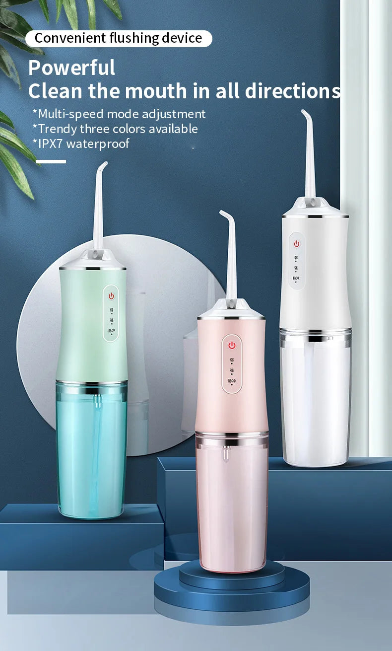 Portable Electric Water Flosser for Teeth Cleaning