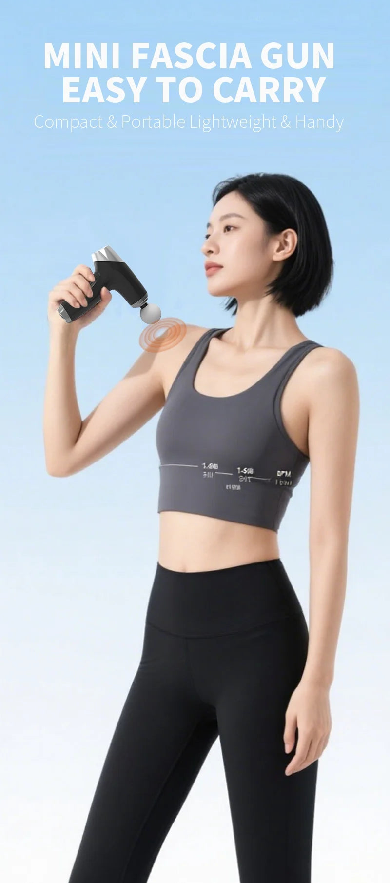 Portable Deep Tissue Percussion Muscle Massage Gun - 11