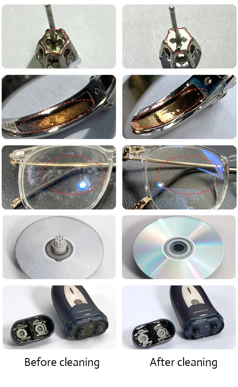Digital Ultrasonic Cleaner for Jewelry and Eyewear - 13