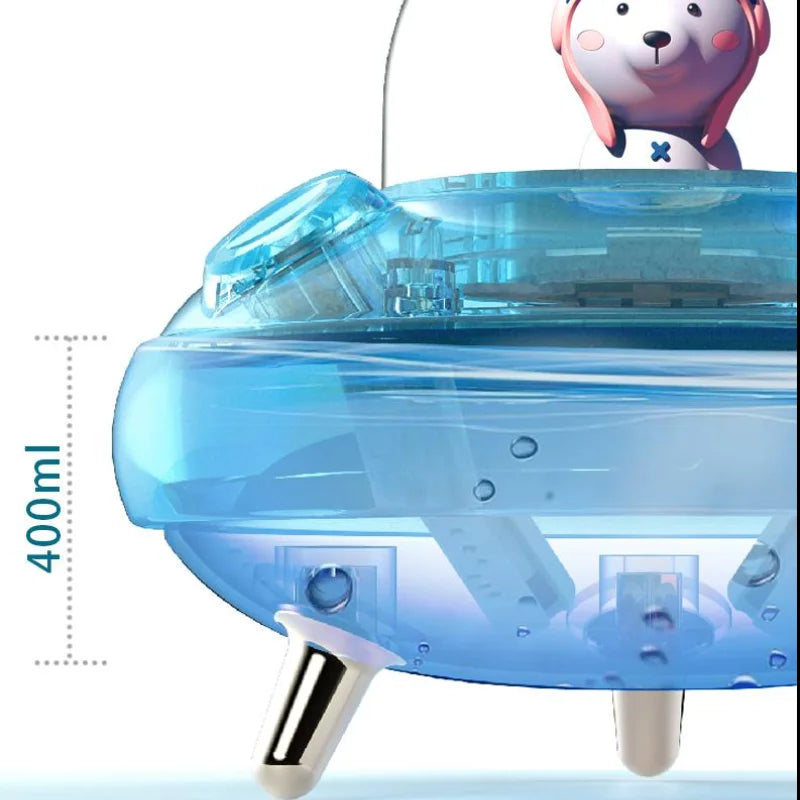 Portable UFO Desktop Humidifier with Night Light