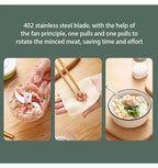 Manual Hand-Pull Vegetable Chopper and Garlic Grinder