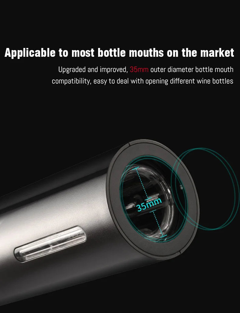 Automatic Electric Wine Opener with Foil Cutter