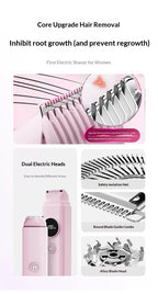 2-in-1 Painless Electric Shaver for Women