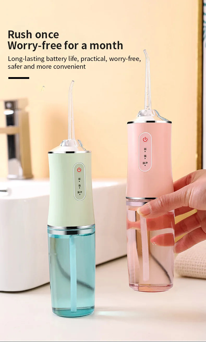Portable Electric Water Flosser for Teeth Cleaning