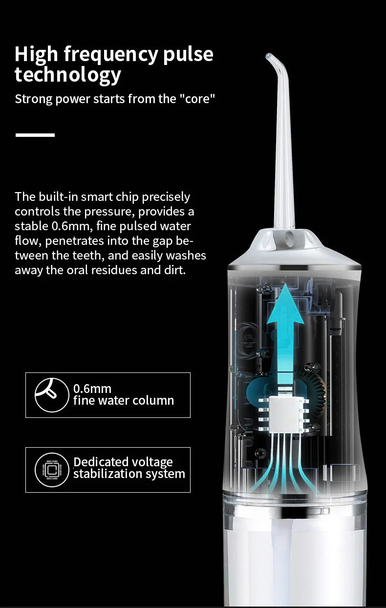 Portable Electric Water Flosser for Teeth Cleaning - 20