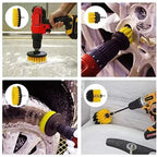 Electric Drill Power Scrubber Brush Kit for Deep Cleaning