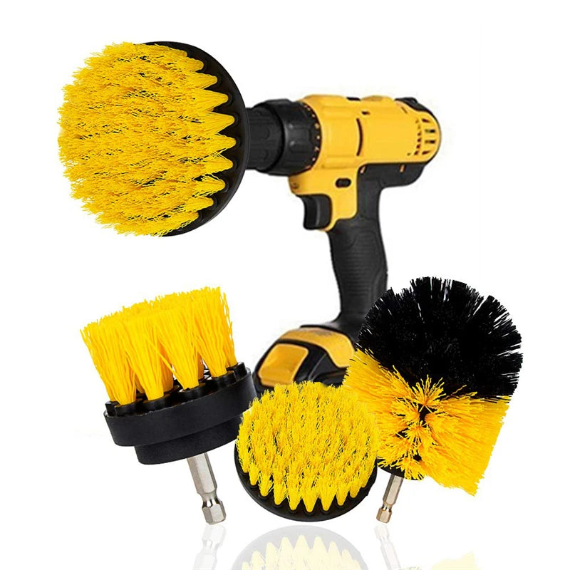 Power Drill Attachment Cleaning Brush Kit - 7