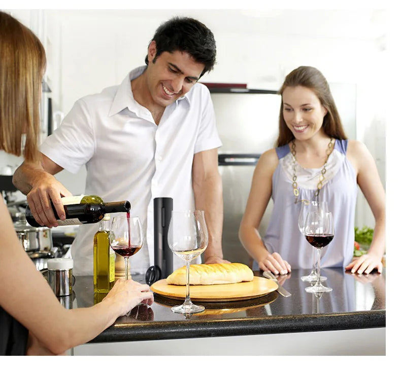 Automatic Electric Wine Opener with Foil Cutter