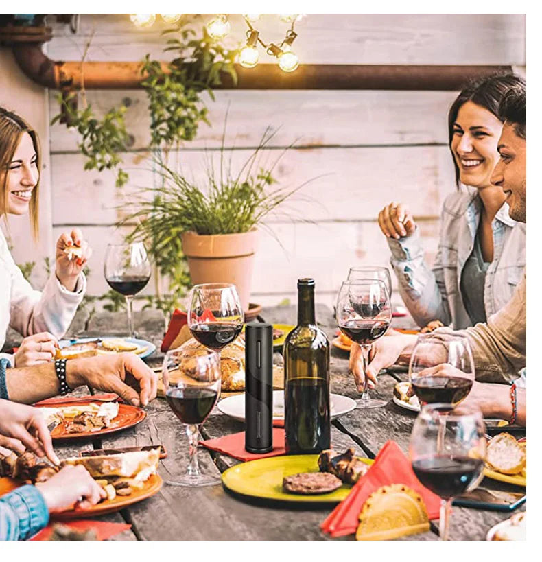 Automatic Electric Wine Opener with Foil Cutter
