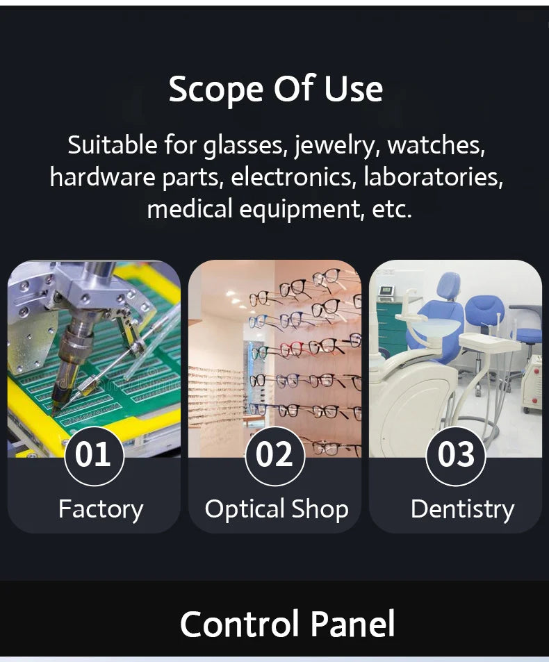 Digital Ultrasonic Cleaner for Jewelry and Eyewear - 14