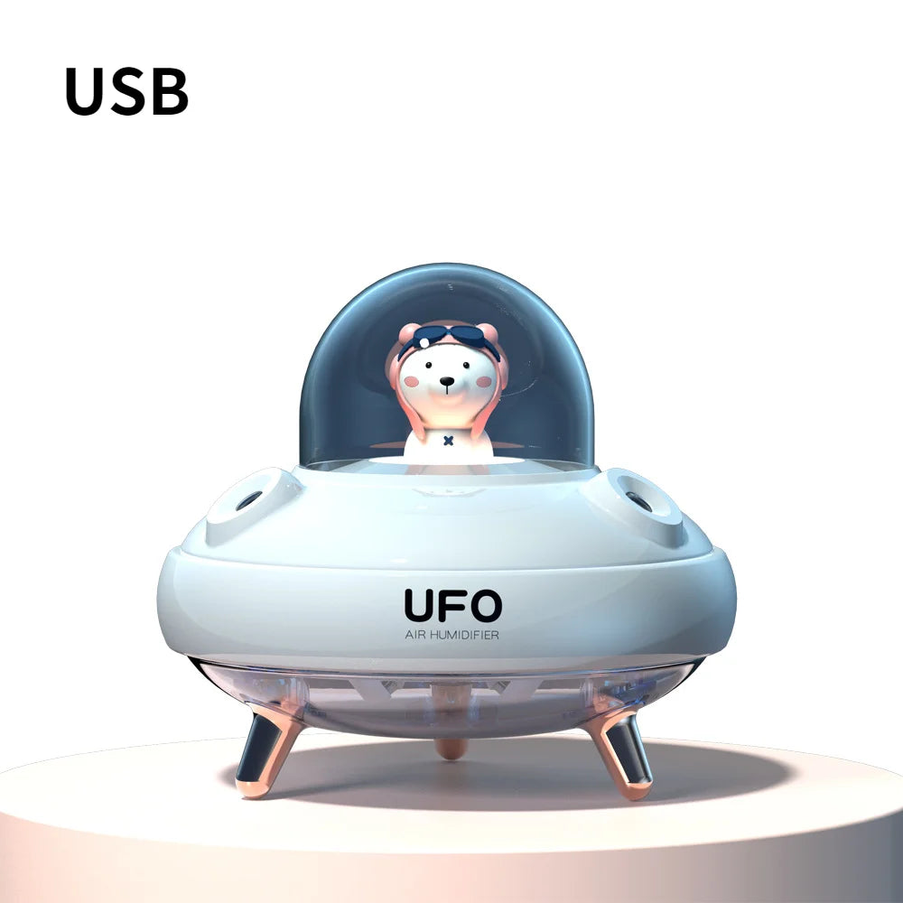 Portable UFO Desktop Humidifier with Night Light - 20