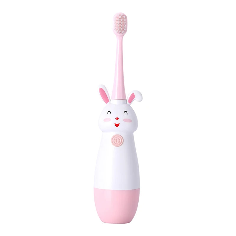 Electric Cartoon Bunny Toothbrush for Kids