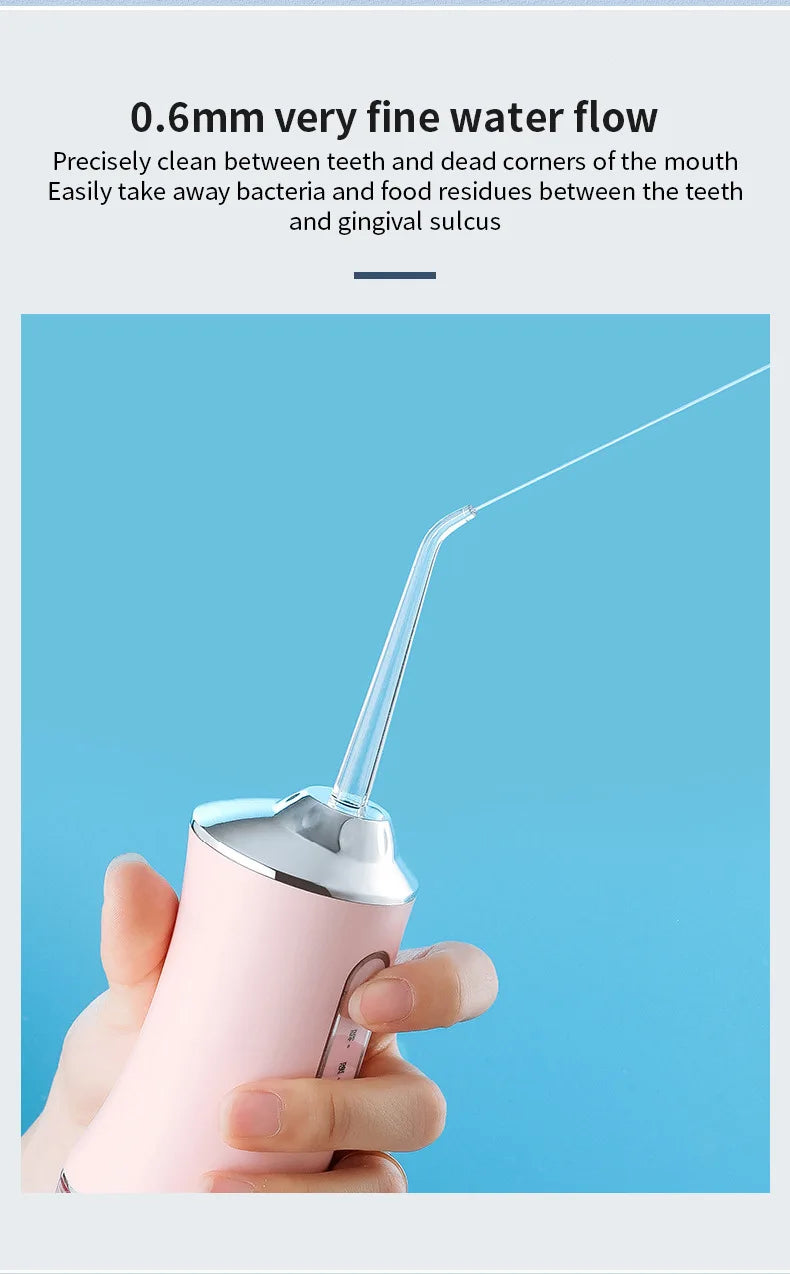 Portable Electric Water Flosser for Teeth Cleaning