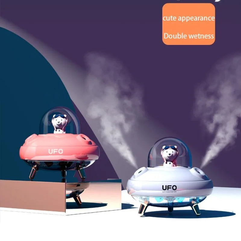 Portable UFO Desktop Humidifier with Night Light
