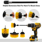 Electric Drill Power Scrubber Brush Kit for Deep Cleaning