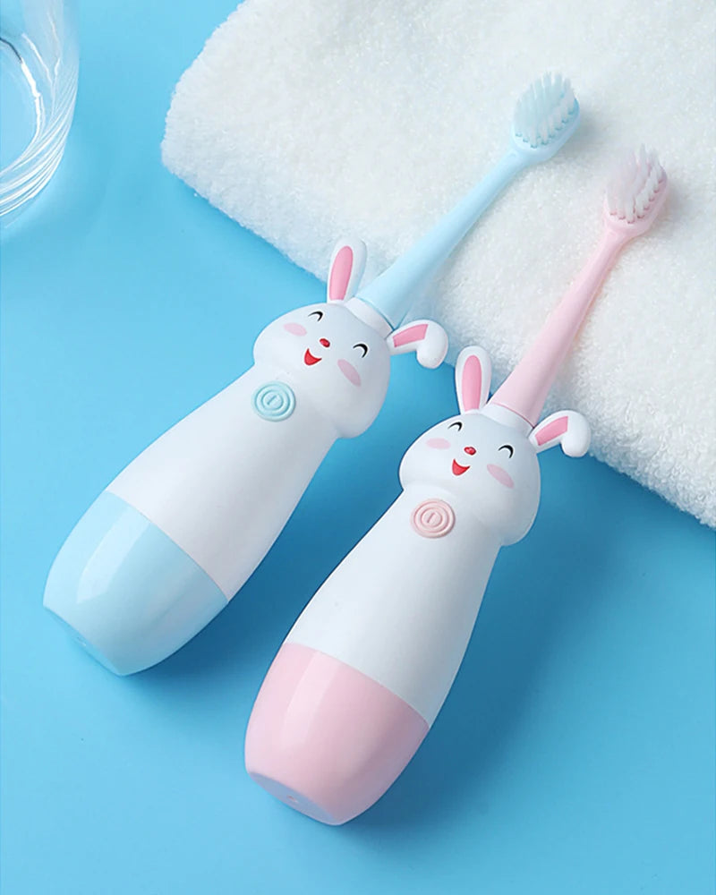 Electric Cartoon Bunny Toothbrush for Kids - 15