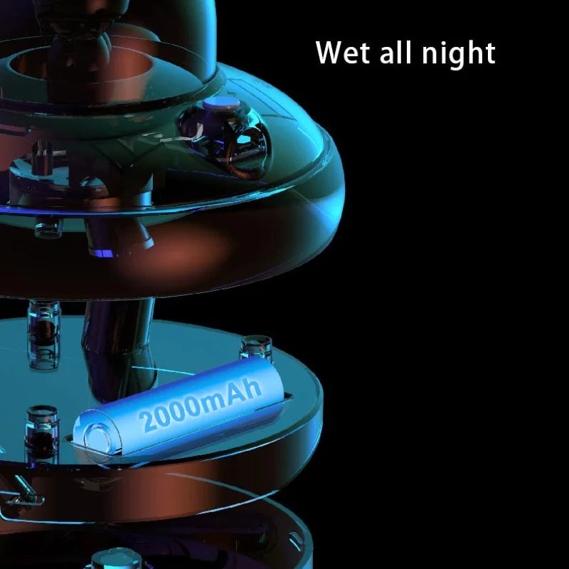 Portable UFO Desktop Humidifier with Night Light