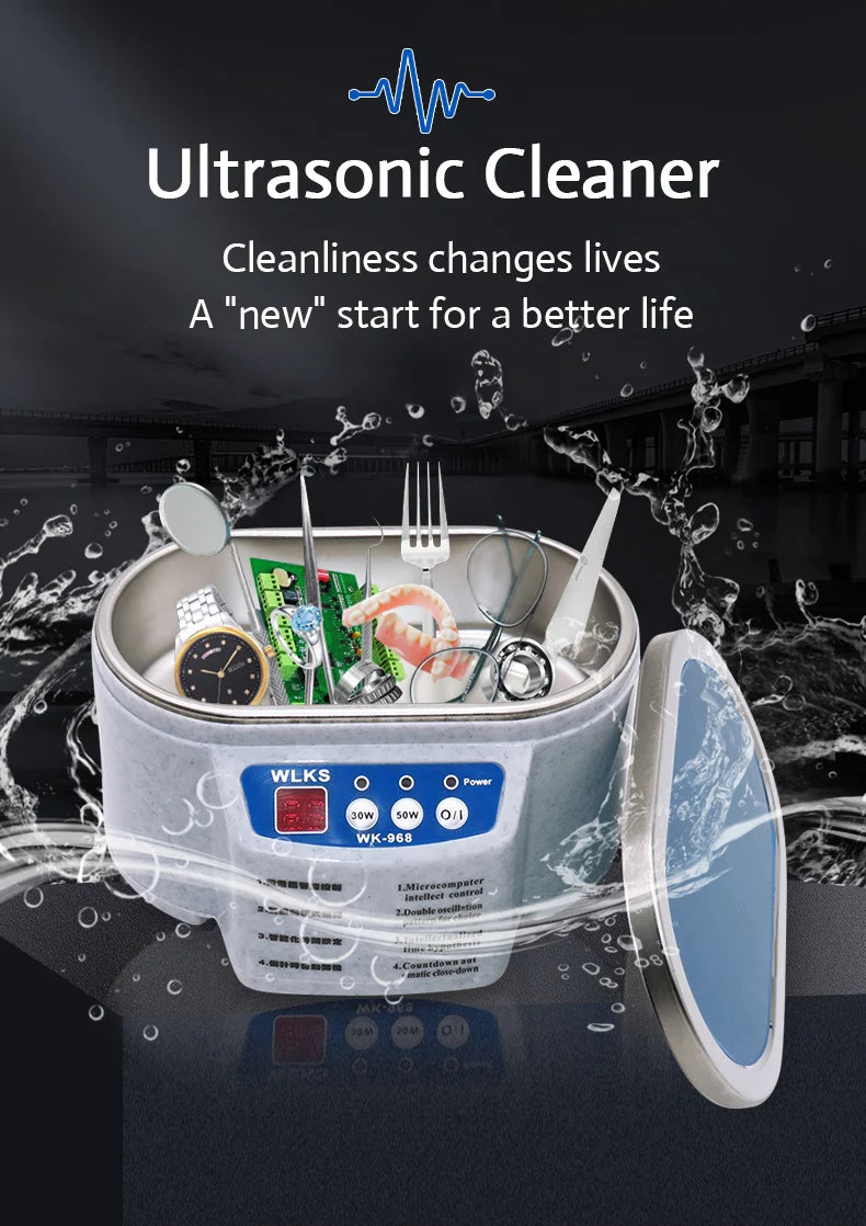 Digital Ultrasonic Cleaner for Jewelry and Eyewear - 9