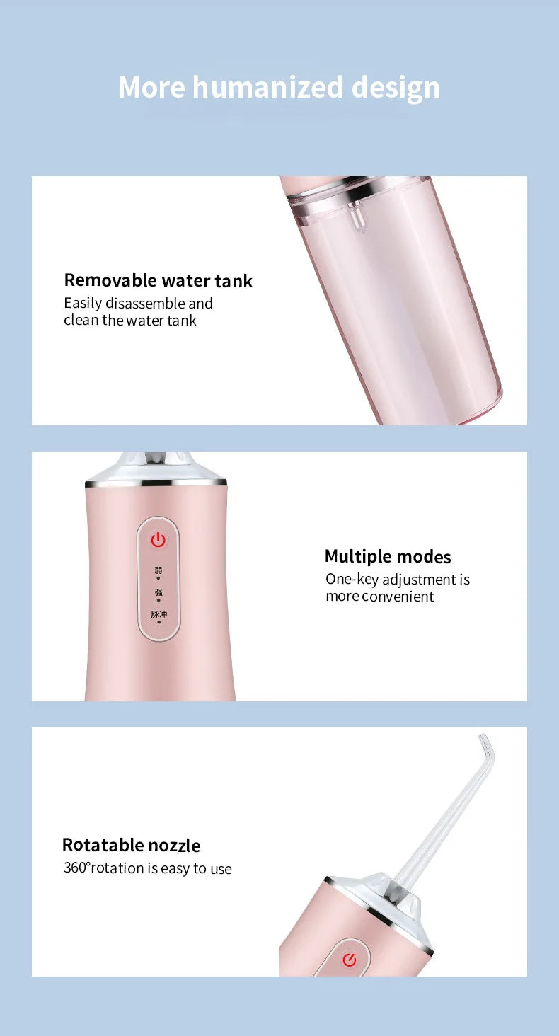 Portable Electric Water Flosser for Teeth Cleaning - 27