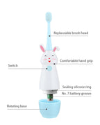 Electric Cartoon Bunny Toothbrush for Kids