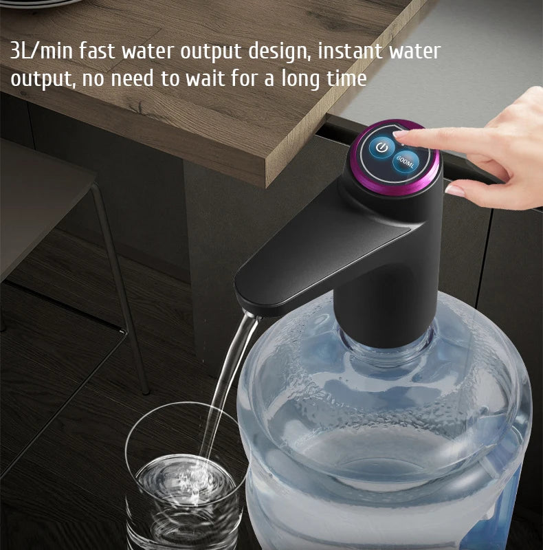 Automatic Portable Electric Water Bottle Pump Dispenser