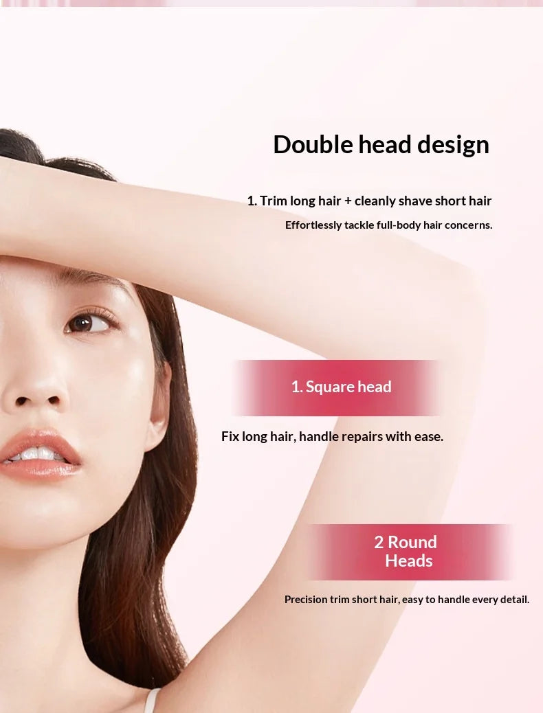 2-in-1 Painless Electric Shaver for Women