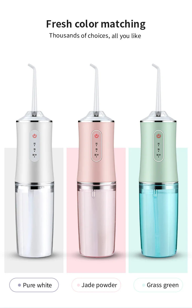 Portable Electric Water Flosser for Teeth Cleaning