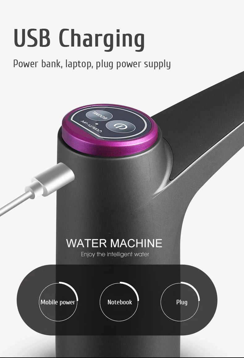 Automatic Portable Electric Water Bottle Pump Dispenser - 18