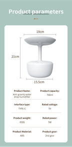 Anti-Gravity LED Water Drop Humidifier