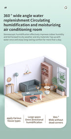 Anti-Gravity LED Water Drop Humidifier
