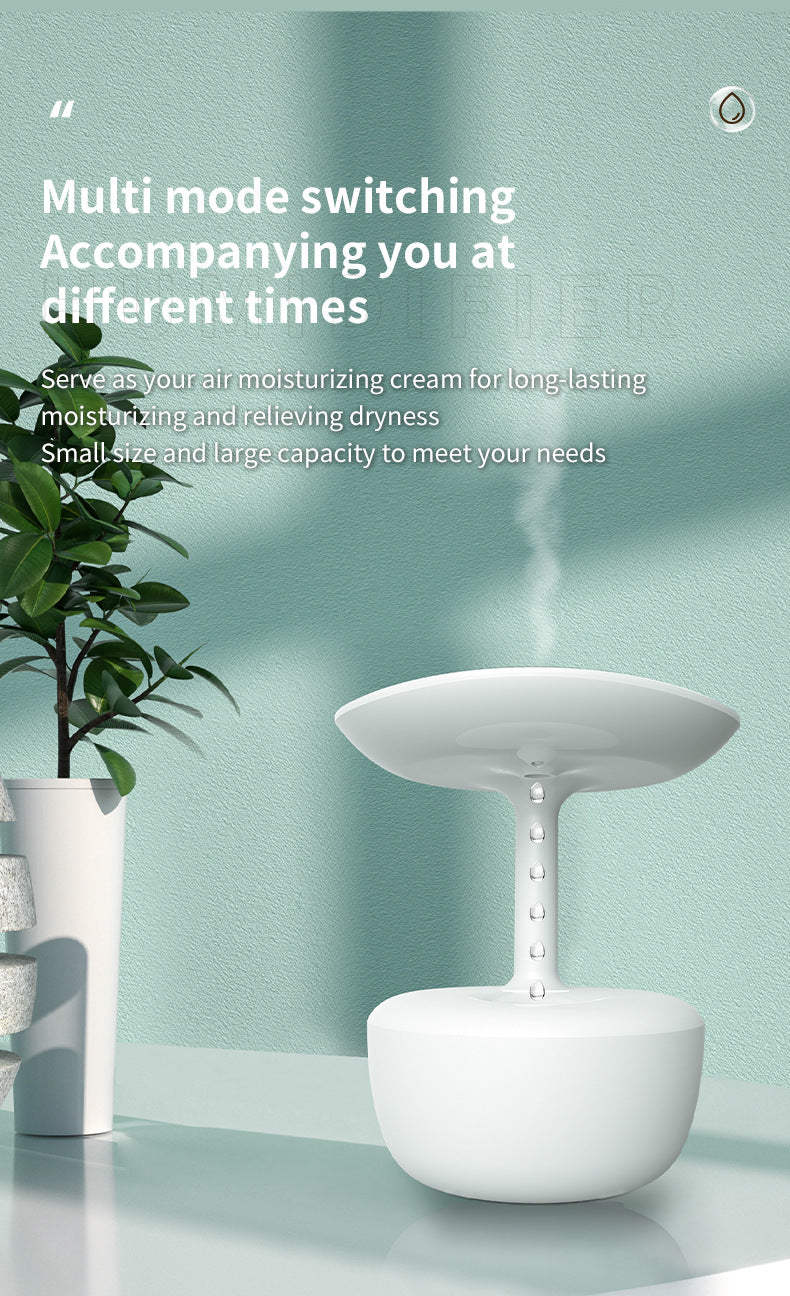 Anti-Gravity LED Water Drop Humidifier - 13