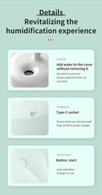Anti-Gravity LED Water Drop Humidifier