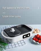 2-in-1 Electric Hot Pot and Grill for Indoor BBQ