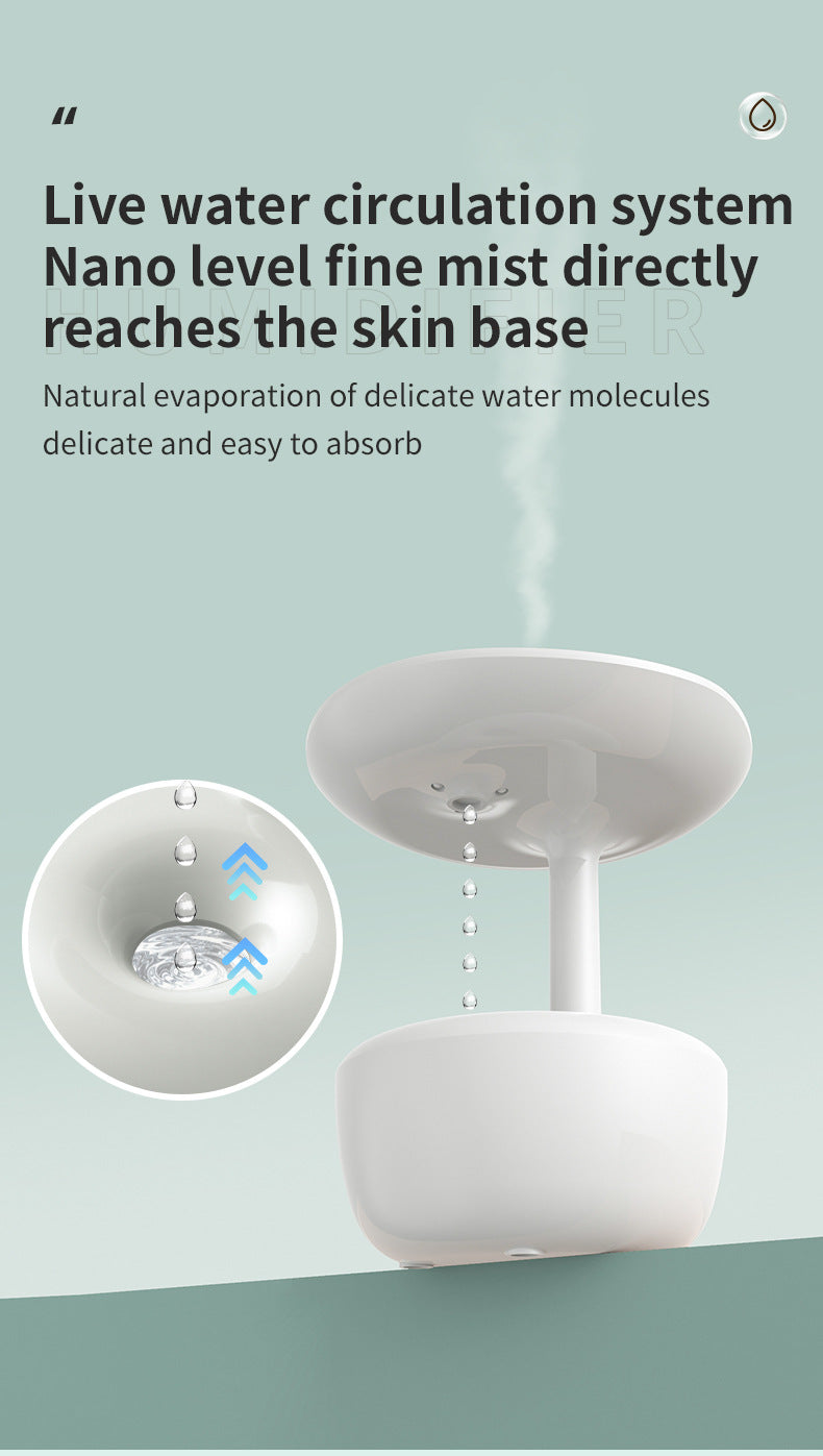 Anti-Gravity LED Water Drop Humidifier - 11