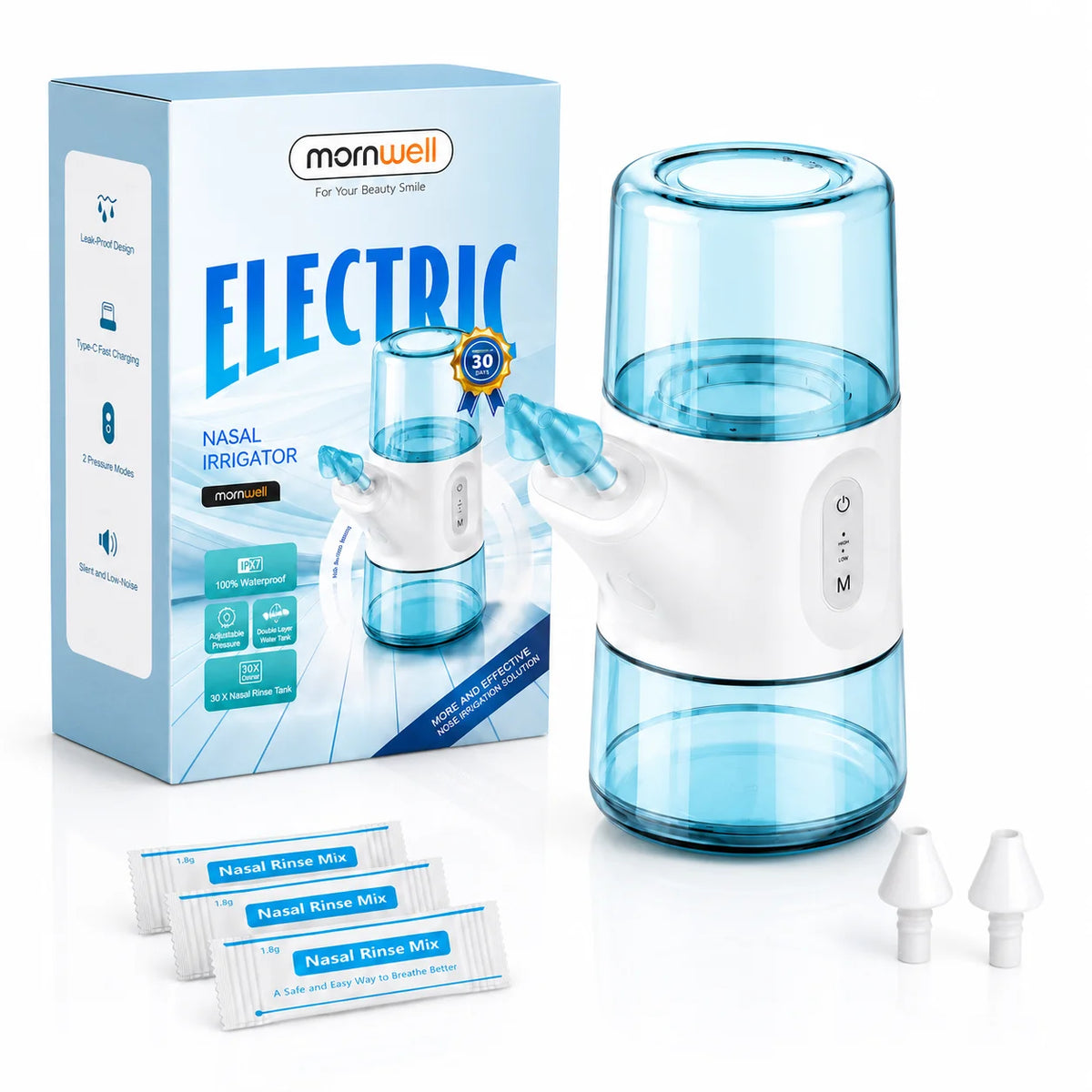 Portable Electric Nasal Irrigator for Sinus Relief