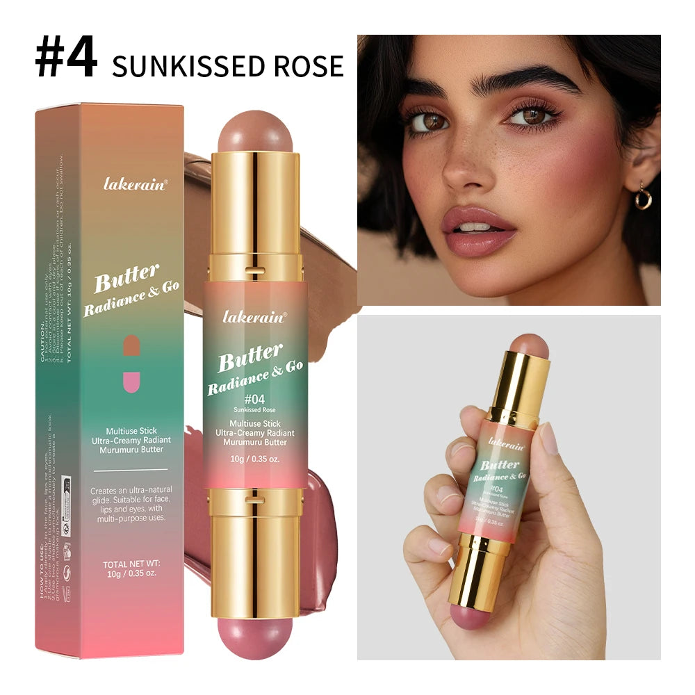 2-in-1 Double-Ended Bronzer and Blush Makeup Stick