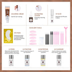 Professional Eyelash and Eyebrow Lifting and Tinting Kit
