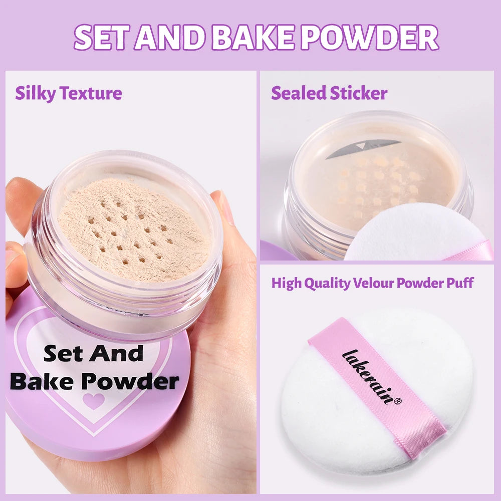 Oil-Control Matte Setting and Baking Face Powder