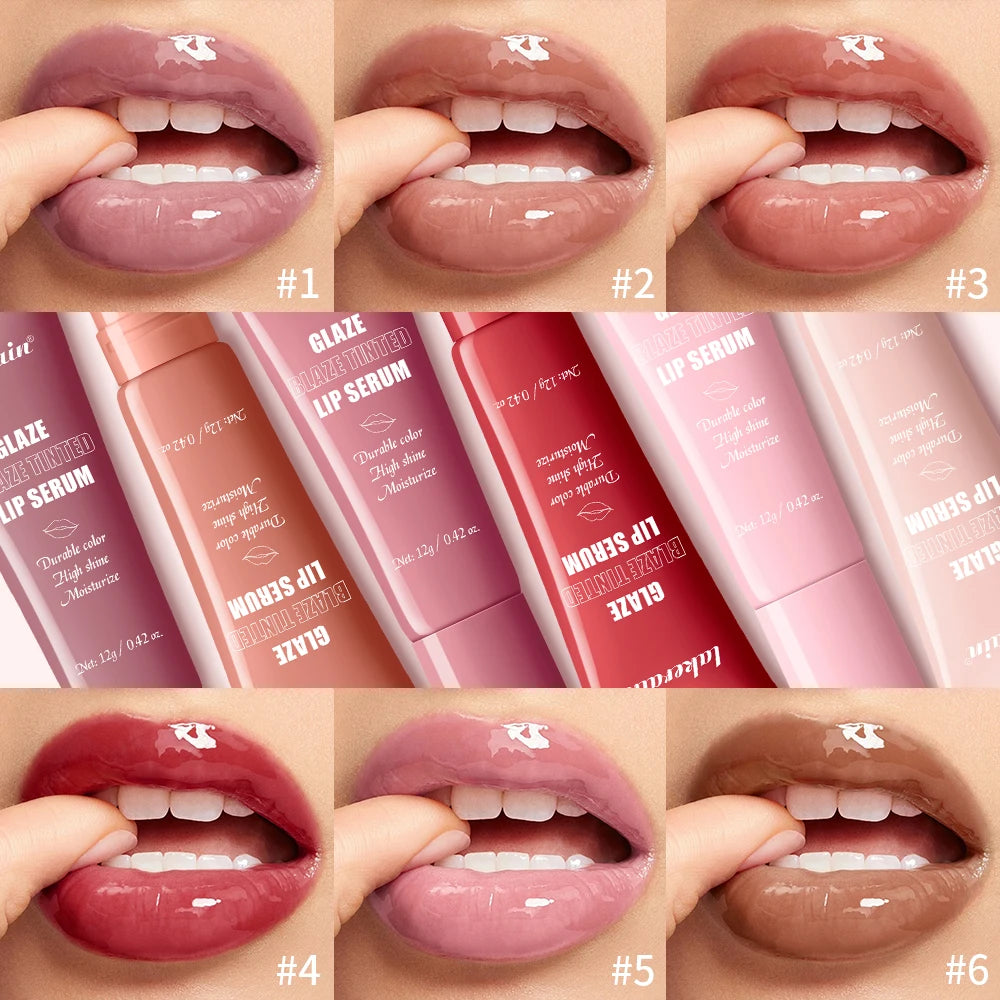 Hydrating Tinted Lip Serum for Glossy Plump Lips