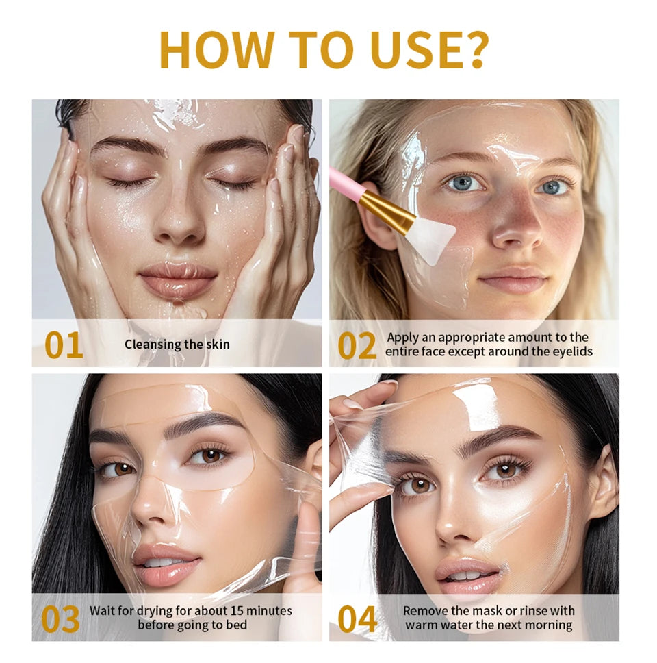 Overnight Peel-Off Face Mask Duo for Firming and Hydration